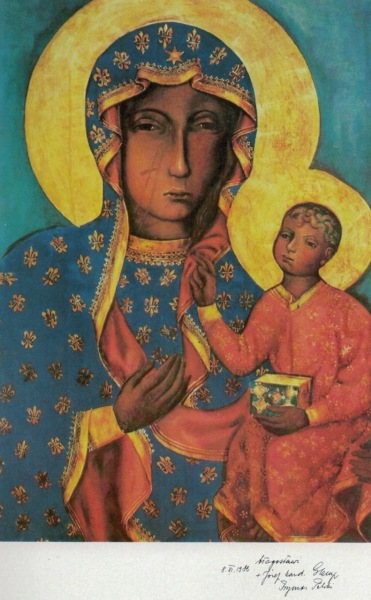 The Miraculous Picture of Our Lady of Jasna Góra (with a Blessing by the Primate of Poland, Cardinal Józef Glemp).