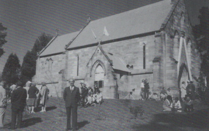 The historical church in Berrima was built by convicts.