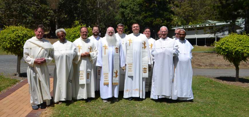 Pauline Fathers and Brothers on retreat at Marian Valley